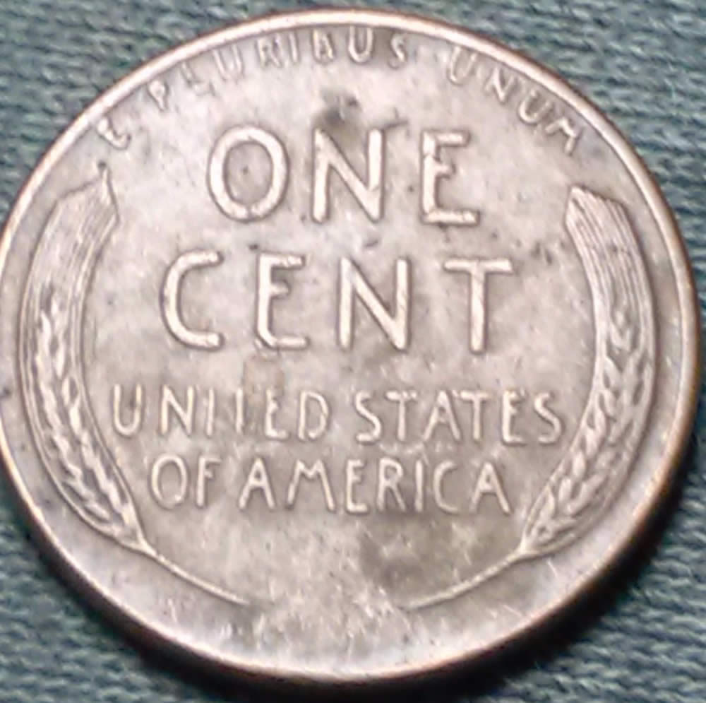1957-P-Wheat-Cent-With-Severe-